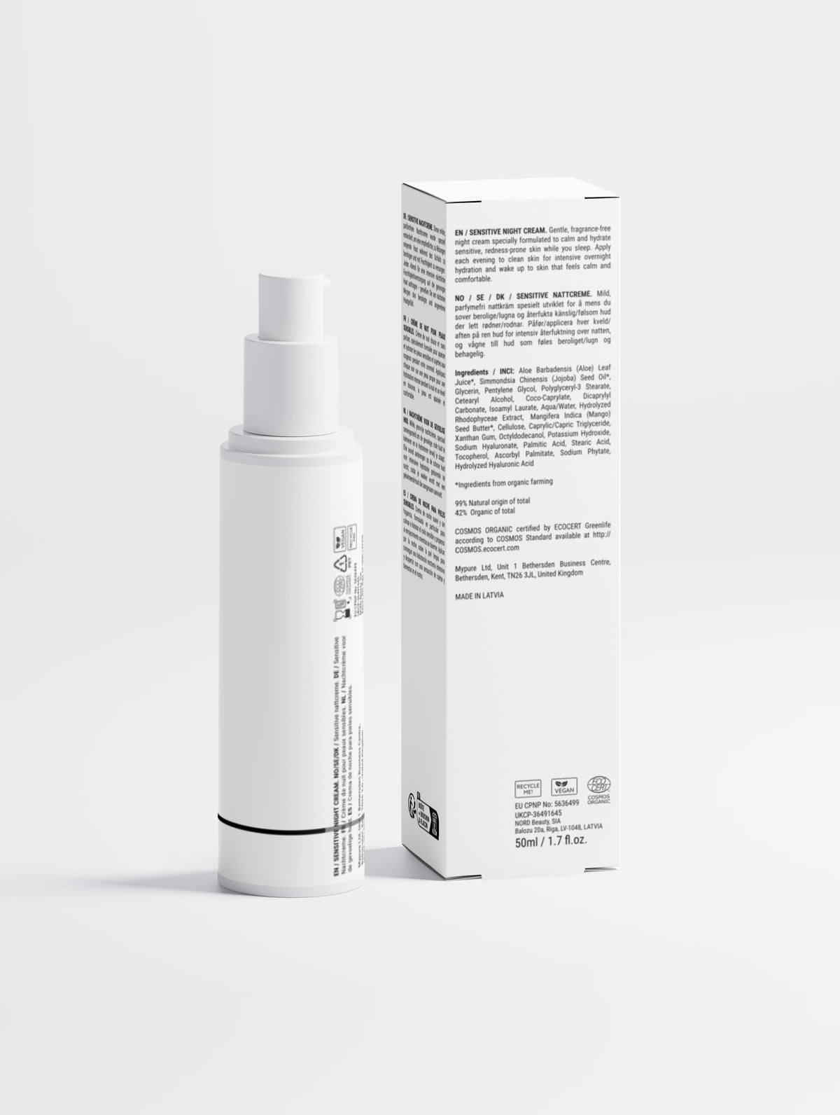 Aloe Vera Overnight Cream (Great For Sensitive Skin)