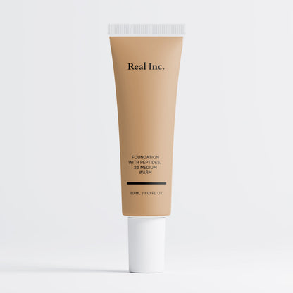 25 Medium Warm Shade Peptide Foundation