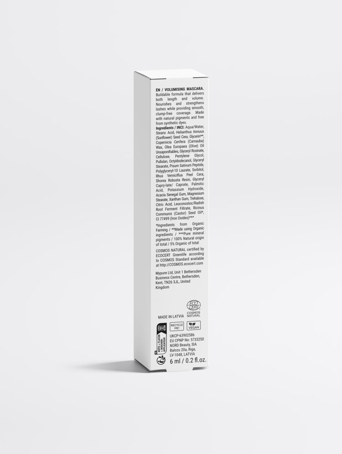 Peptide-Infused Lengthening & Volumising Mascara