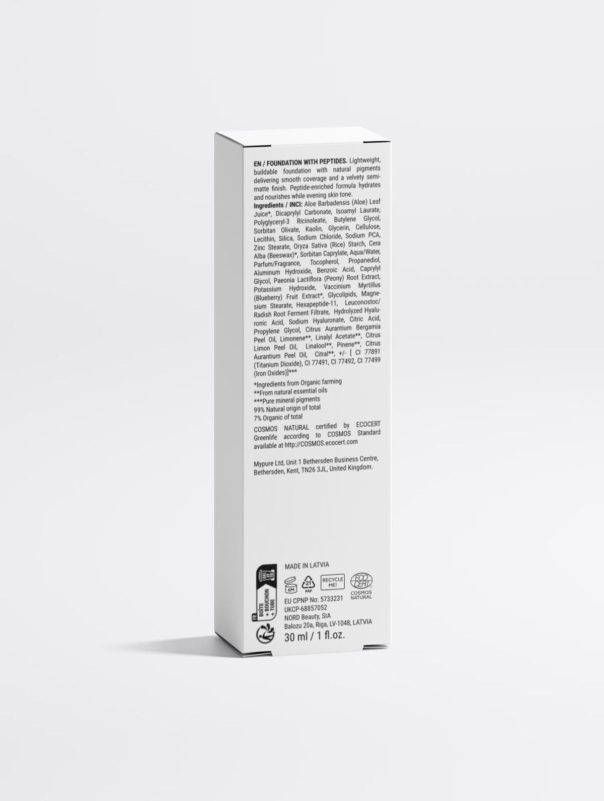 35 Tan Warm Shade Peptide Foundation