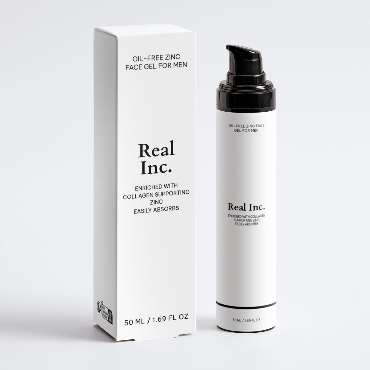 Oil-Free Zinc Face Gel For Men