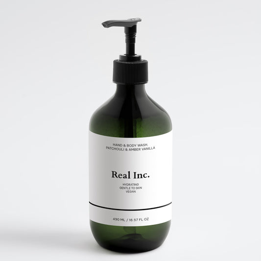 Hand & Body Wash, Patchouli & Amber Vanilla